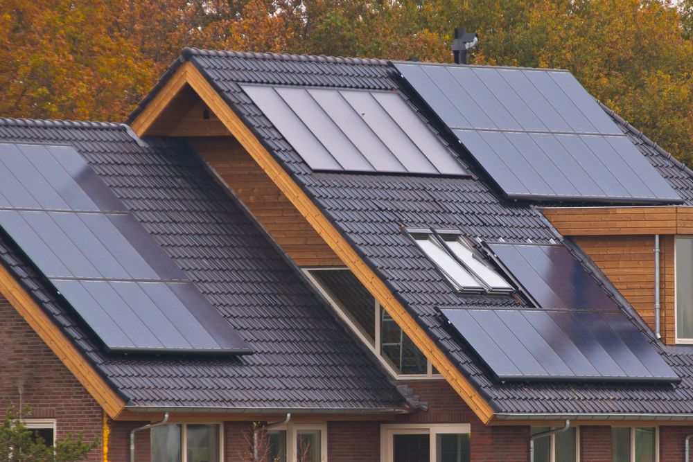 Solaranlage auf einem Wohngebäude – Beispiel für ein mögliches Einsatzgebiet